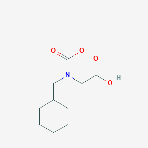 molecular formula C14H25NO4 B8096976 N-Boc-N-(cyclohexylmethyl)-glycine 
