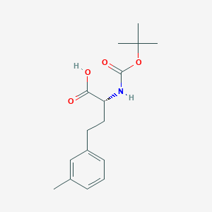 molecular formula C16H23NO4 B8096984 Boc-3-methyl-D-homophenylalanine 