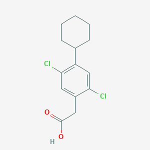 B080970 (2,5-Dichloro-4-cyclohexylphenyl)acetic acid CAS No. 13376-40-4