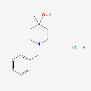 molecular formula C13H20ClNO B8097005 4-Methyl-1-benzyl-4-piperidinol HCl 