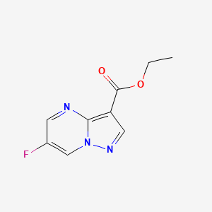 molecular formula C9H8FN3O2 B8097054 Ethyl 6-fluoropyrazolo[1,5-a]pyrimidine-3-carboxylate 