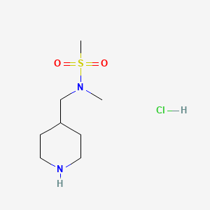 N-Mesyl-N-methyl-4-piperidinemethylamine HCl