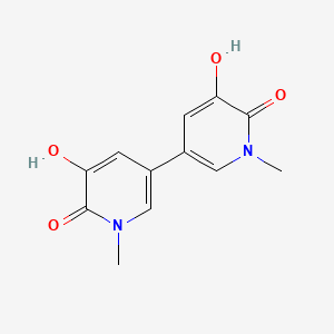 3-Hydroxy-5-(5-hydroxy-1-methyl-6-oxopyridin-3-yl)-1-methylpyridin-2-one