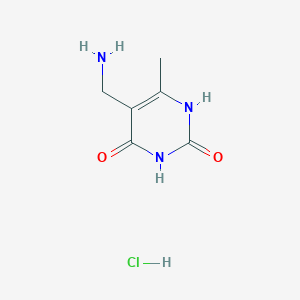 5-Aminomethyl-6-methyl-1H-pyrimidine-2,4-dione hydrochloride