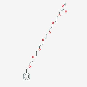 molecular formula C21H34O9 B8097184 BnO-PEG6-CH2COOH 