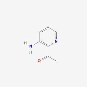 molecular formula C7H8N2O B080972 1-(3-Aminopyridin-2-yl)ethanone CAS No. 13210-25-8