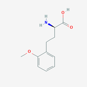 molecular formula C11H15NO3 B8097205 2-Methoxy-D-homophenylalanine 