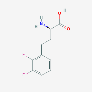 molecular formula C10H11F2NO2 B8097217 2,3-Difluoro-L-homophenylalanine 