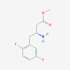 (R)-Methyl 3-amino-4-(2,5-difluorophenyl)butanoate HCl