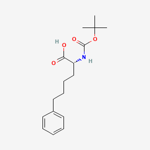 Boc-(r)-2-amino-6-phenylhexanoic acid