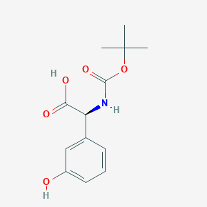 Boc-(S)-amino-(3-hydroxyphenyl)acetic acid