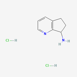 6,7-Dihydro-5H-cyclopenta[b]pyridin-7-amine dihydrochloride