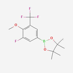 3-Fluoro-4-methoxy-5-trifluoromethylphenylboronic acid pinacol ester