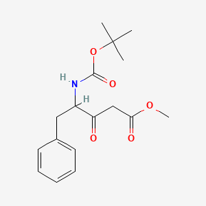 Methyl g-(Boc-amino)-b-oxo-benzenepentanoate