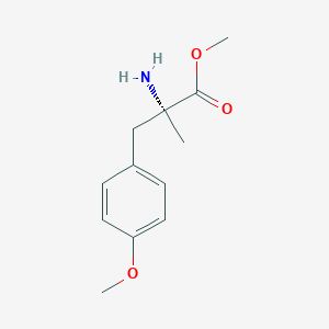 methyl (2R)-2-amino-3-(4-methoxyphenyl)-2-methylpropanoate