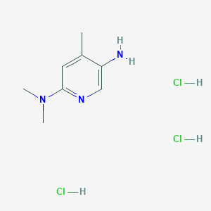 2-(Dimethylamino)-4-methyl-5-aminopyridine trihydrochloride