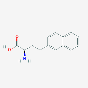 molecular formula C14H15NO2 B8097359 (R)-a-Amino-2-naphthalenebutanoic acid 