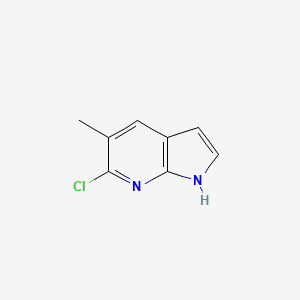 6-chloro-5-methyl-1H-pyrrolo[2,3-b]pyridine