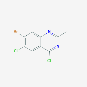 7-Bromo-4,6-dichloro-2-methylquinazoline