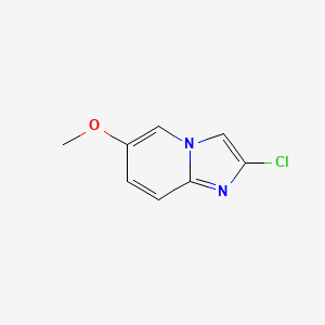 molecular formula C8H7ClN2O B8097441 2-Chloro-6-methoxyimidazo[1,2-a]pyridine 