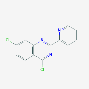 4,7-Dichloro-2-(2-pyridinyl)-quinazoline