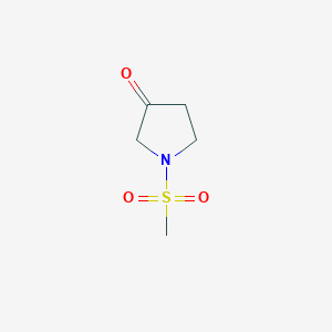 molecular formula C5H9NO3S B8097511 1-(Methylsulfonyl)-3-pyrrolidinone 