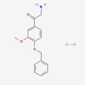 2-Amino-3'-methoxy-4'-(benzyloxy)acetophenone HCl