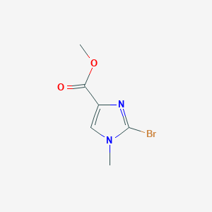 molecular formula C6H7BrN2O2 B8097550 methyl 2-bromo-1-methyl-1H-imidazole-4-carboxylate 