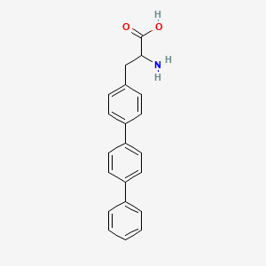 molecular formula C21H19NO2 B8097551 4-(Biphenyl-4-yl)-DL-phenylalanine 