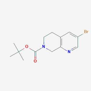 tert-Butyl 3-bromo-5,6-dihydro-1,7-naphthyridine-7(8H)-carboxylate