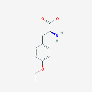 molecular formula C12H17NO3 B8097607 (S)-Methyl 2-amino-3-(4-ethoxyphenyl)propanoate 