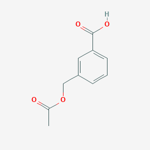 molecular formula C10H10O4 B8097672 3-[(Acetyloxy)methyl]benzoic acid 
