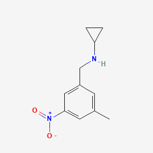 N-(3-Methyl-5-nitrobenzyl)cyclopropanamine