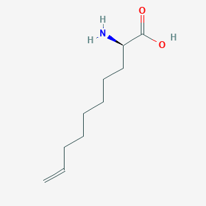 molecular formula C10H19NO2 B8097680 (2R)-2-Amino-9-decenoic acid 