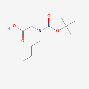 molecular formula C12H23NO4 B8097683 N-Boc-N-pentyl-glycine 