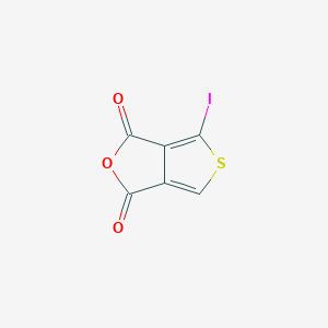molecular formula C6HIO3S B8097730 4-Iodothieno[3,4-c]furan-1,3-dione 