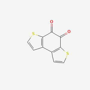 molecular formula C10H4O2S2 B8097771 Benzo[1,2-b:4,3-b']dithiophene-4,5-dione CAS No. 24243-31-0
