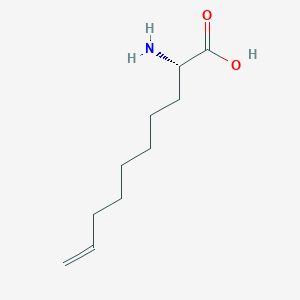 molecular formula C10H19NO2 B8097792 (2S)-2-氨基-9-癸烯酸 