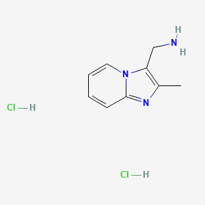 C-(2-Methyl-imidazo[1,2-a]pyridin-3-yl)-methylamine dihydrochloride