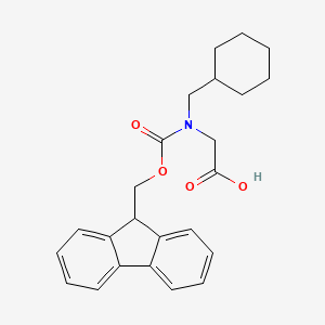 molecular formula C24H27NO4 B8097831 N-Fmoc-N-(cyclohexylmethyl)-glycine 