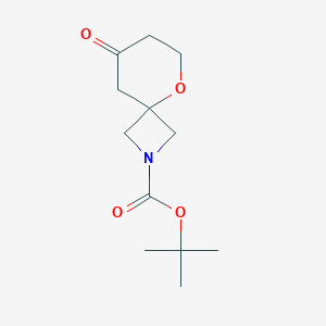 molecular formula C12H19NO4 B8097915 Tert-Butyl 8-Oxo-5-Oxa-2-Azaspiro[3.5]Nonane-2-Carboxylate 