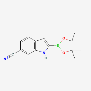 6-Cyano-1H-indole-2-boronic acid pinacol ester