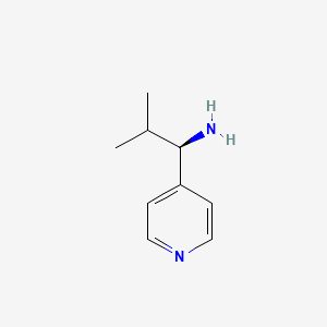 (R)-2-Methyl-1-pyridin-4-yl-propylamine