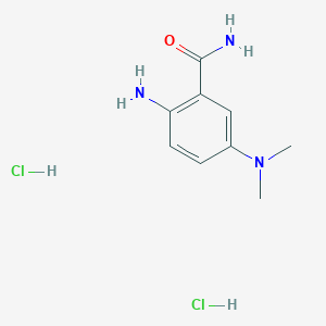 2-Amino-5-(dimethylamino)benzamide dihydrochloride