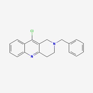 molecular formula C19H17ClN2 B8098027 9-Chloro-2-benzyl-1,2,3,4-tetrahydro-2-azaacridine 