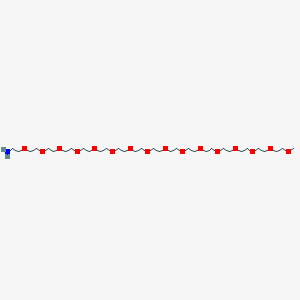 molecular formula C33H69NO16 B8098065 mPEG16-NH2 