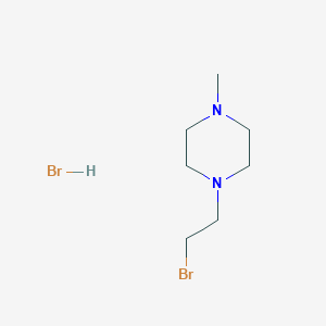 molecular formula C7H16Br2N2 B8098264 1-(2-Bromoethyl)-4-methylpiperazine hydrobromide 