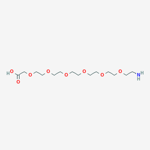 molecular formula C14H29NO8 B8098355 H2N-Peg6-CH2cooh 
