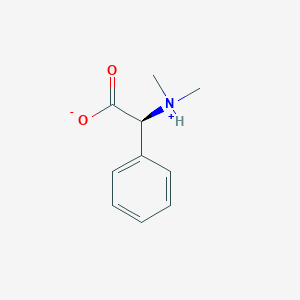 molecular formula C10H13NO2 B8098360 (2S)-2-(dimethylazaniumyl)-2-phenylacetate 