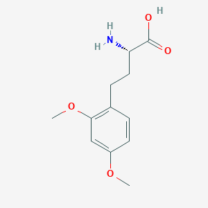 molecular formula C12H17NO4 B8098371 2,4-Dimethoxy-L-homophenylalanine 